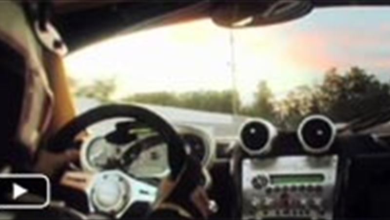 Pagani Zonda F onboard complete lap of Nordschleife