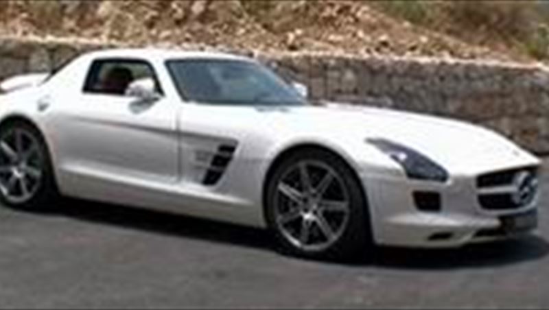 Mercedes SLS AMG tested by Nadim